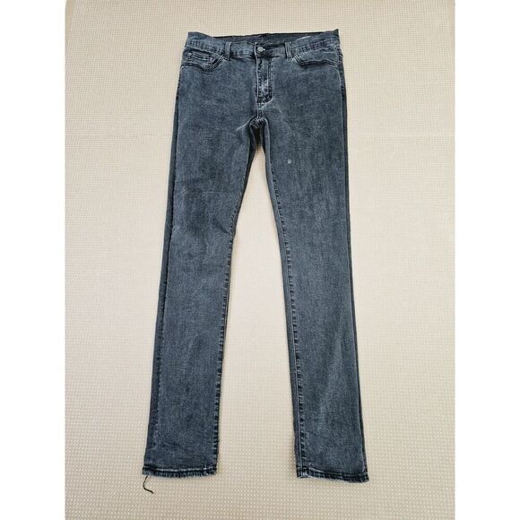 MNML Jeans Mens Size 34x32 Dark Gray Slim Fit Denim Casual - Picture 12 of 15